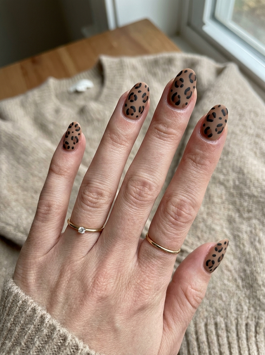 Matte Leo Nails als Leo Nägel Inspiration 2026
